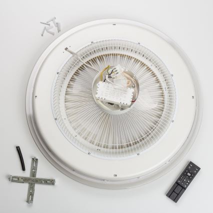 Brilagi - LED Stmievateľné svietidlo s ventilátorom RONDA LED/48W/230V 3000-6000K zlatá + diaľkové ovládanie