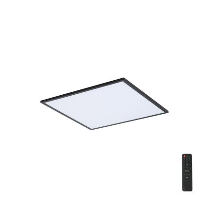Brilagi - LED stmievateľné stropné svietidlo SLIMFRAME LED/36W/230V 45x45 cm 3000-6000K čierne + diaľkové ovládanie