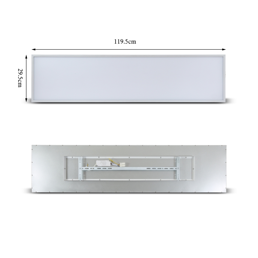 Brilagi - LED stmievateľné stropné svietidlo SLIMFRAME LED/58W/230V 120x30 cm 3000-6000K biela + diaľkové ovládanie