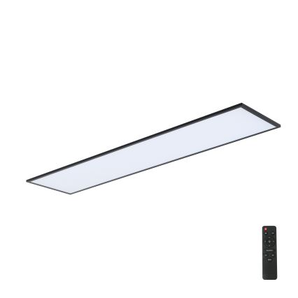 Brilagi - LED stmievateľné stropné svietidlo SLIMFRAME LED/58W/230V 120x30 cm 3000-6000K čierne + diaľkové ovládanie