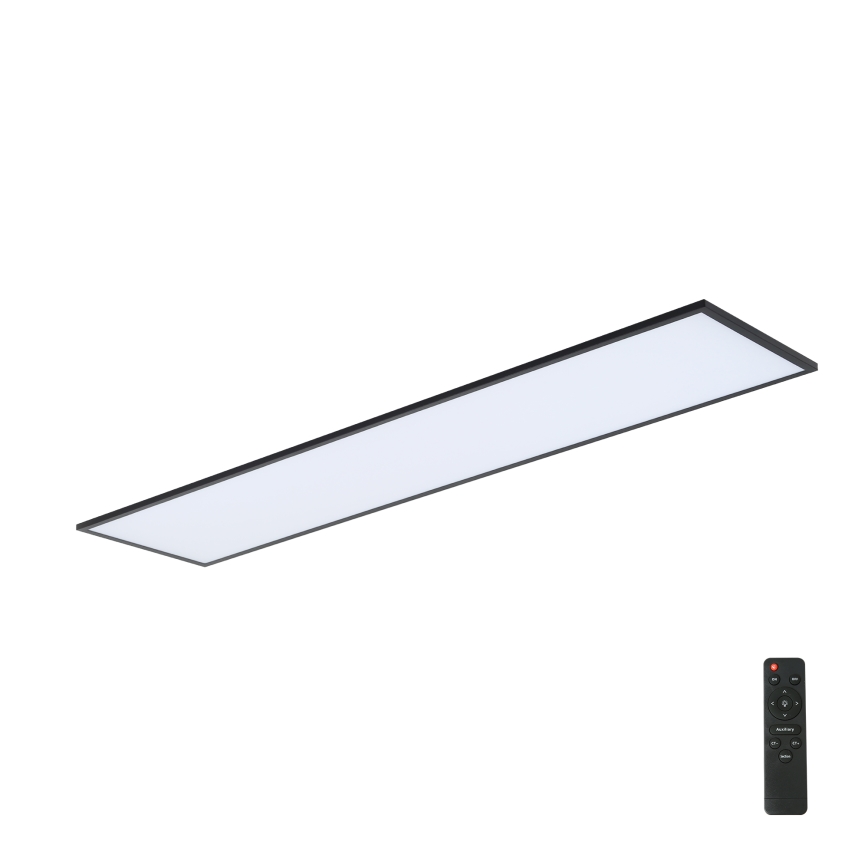 Brilagi - LED stmievateľné stropné svietidlo SLIMFRAME LED/58W/230V 120x30 cm 3000-6000K čierne + diaľkové ovládanie