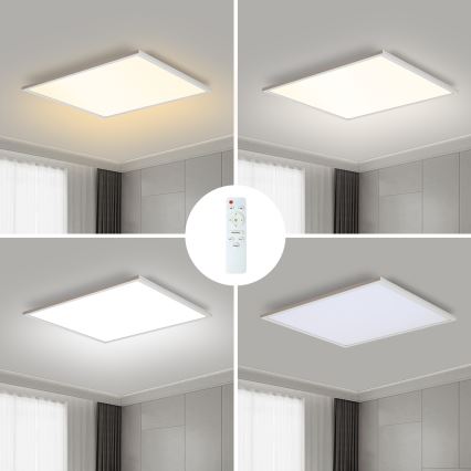 Brilagi - LED Stmievateľné stropné svietidlo SLIMFRAME LED/58W/230V 60x60 cm 3000-6000K biela + diaľkové ovládanie