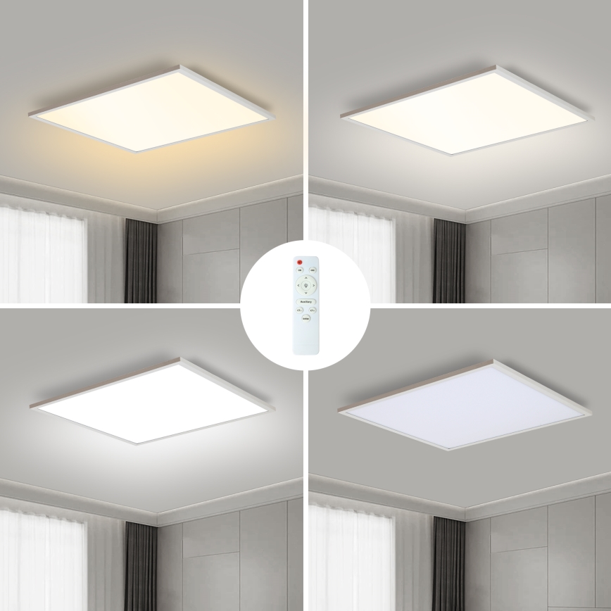 Brilagi - LED Stmievateľné stropné svietidlo SLIMFRAME LED/58W/230V 60x60 cm 3000-6000K biela + diaľkové ovládanie