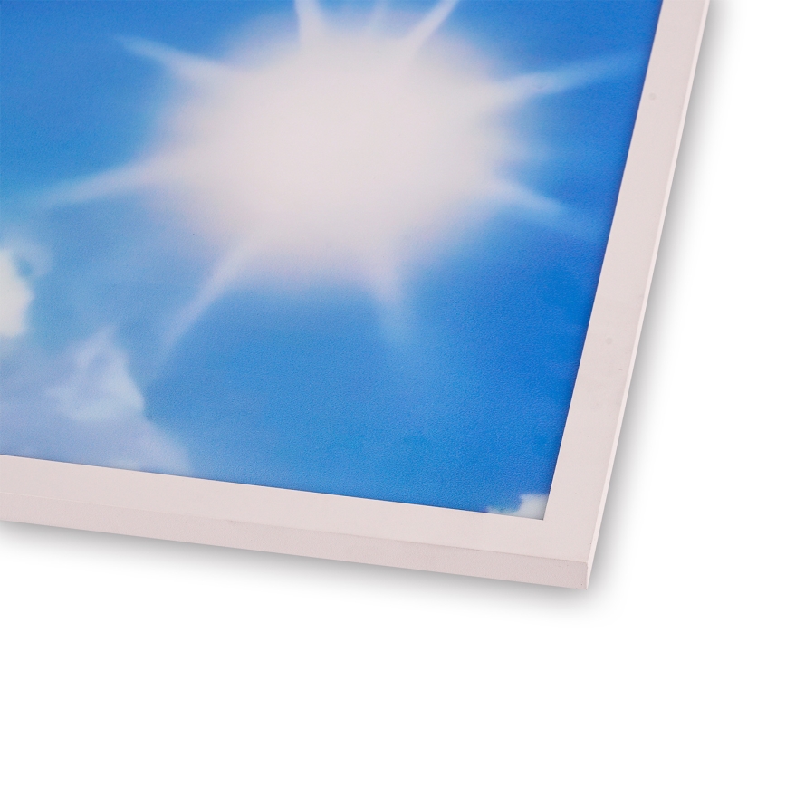 Brilagi - LED stmievateľné stropné svietidlo SLIMFRAME SKY LED/58W/230V 60x60 cm 3000-6000K strieborná/modrá + diaľkové ovládanie
