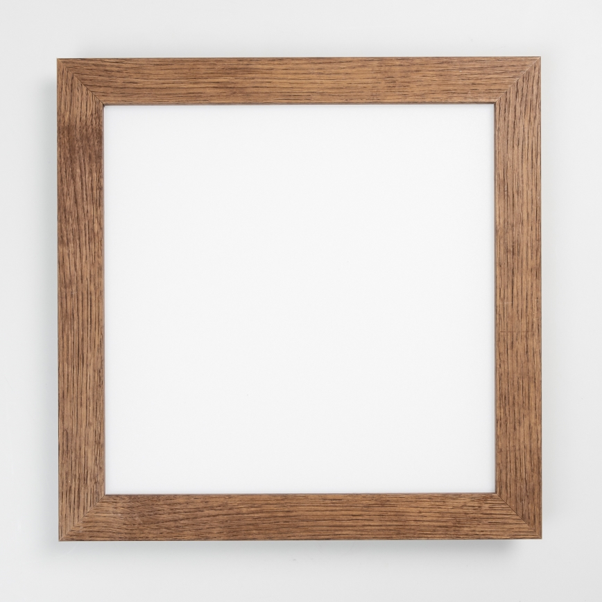 Brilagi - LED Stmievateľné stropné svietidlo SLIMFRAME WOOD LED/36W/230V 49,5x49,5 cm 3000–6000K tmavohnedé + diaľkové ovládanie