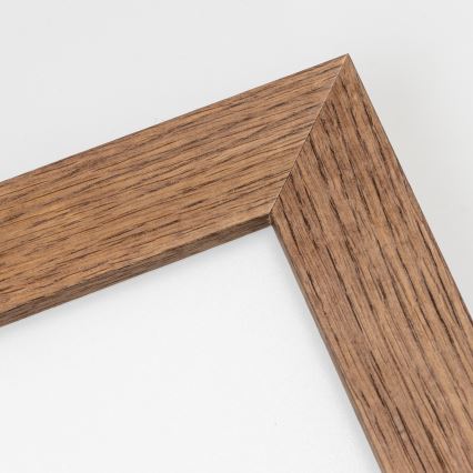 Brilagi - LED Stmievateľné stropné svietidlo SLIMFRAME WOOD LED/36W/230V 49,5x49,5 cm 3000–6000K tmavohnedé + diaľkové ovládanie