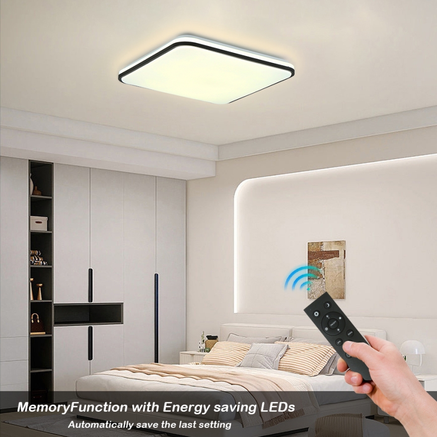 Brilagi - LED Stmievateľné stropné svietidlo SMART LED/36W/230V 3000-6000K 45x45 cm Wi-Fi Tuya + diaľkové ovládanie