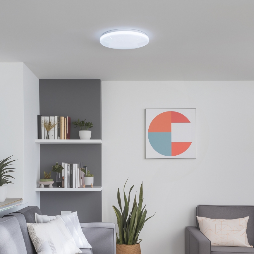 Brilagi - LED stmievateľné svietidlo SMART STARS LED/24W/230V pr. 38 cm 2700–6500 K Wi‑Fi Tuya + diaľkové ovládanie