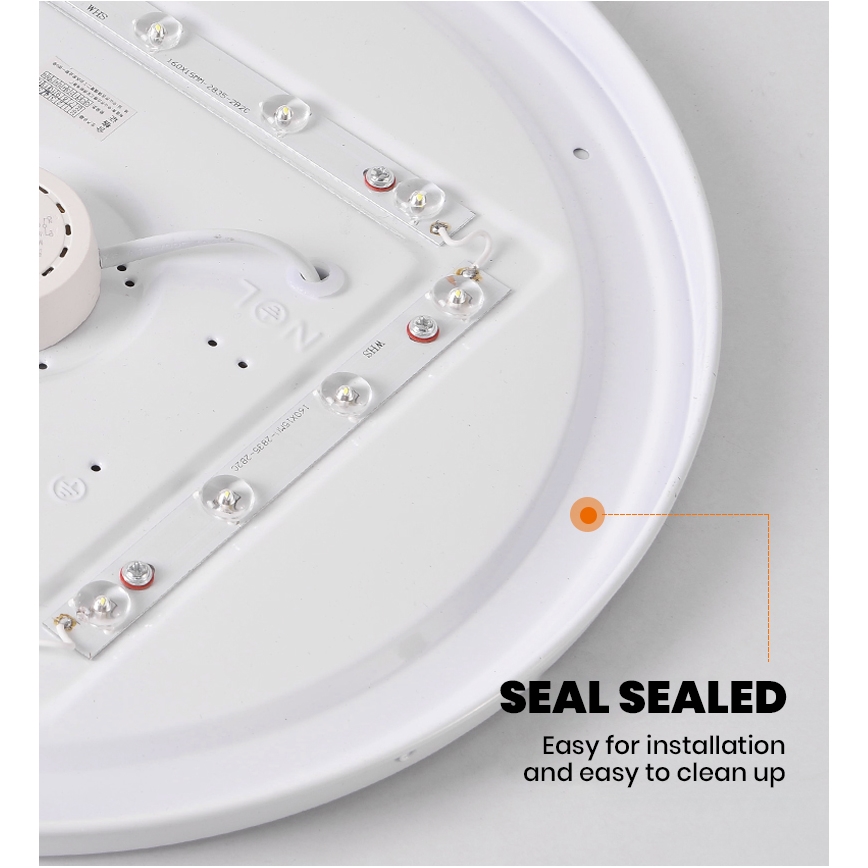 Brilagi - SMART STARS LED stmievateľné svietidlo, 36W/230V, priemer 48 cm, 2700–6500K, Wi‑Fi Tuya + diaľkové ovládanie