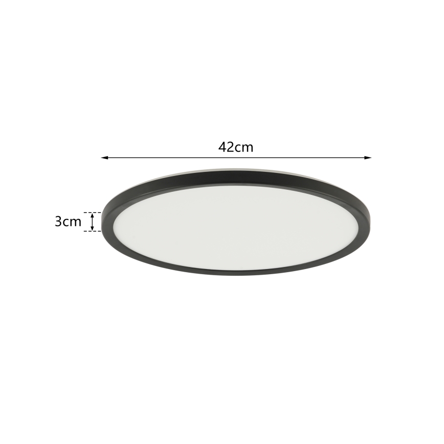 Brilagi - LED stmievateľné svietidlo so senzorom pohybu a súmraku ULTRA SLIM LED/24W/230V pr. 42 cm + diaľkové ovládanie