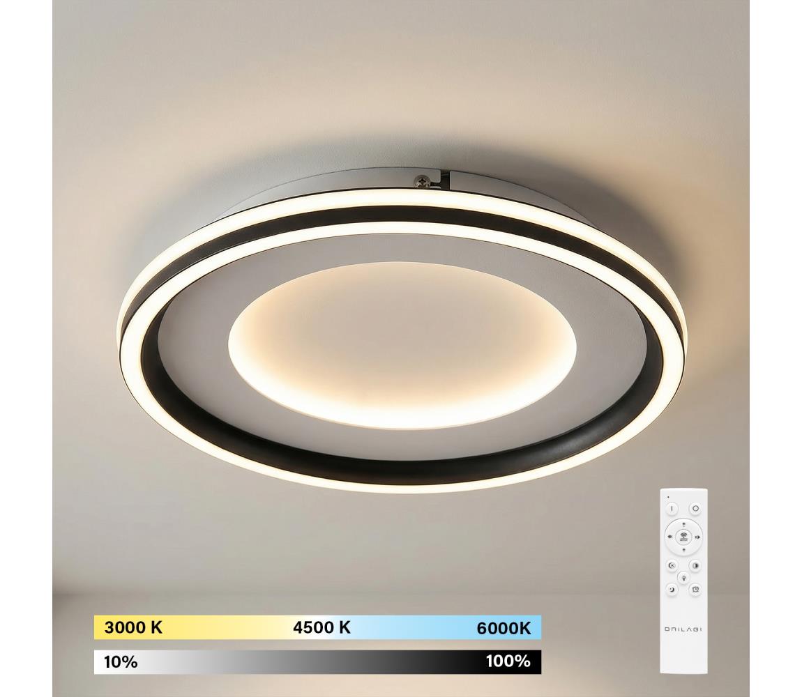 Brilagi - LED stmievateľné svietidlo TRIVARO LED/56W/230V 3000-6000K pr. 30 cm + s diaľkovým ovládaním BR4582-30R