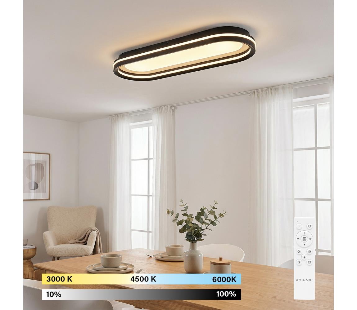 Brilagi - LED stmievateľné svietidlo TRIVARO LED/85W/230V 3000-6000K 20x60 cm + diaľkové ovládanie BR4582-60/OV