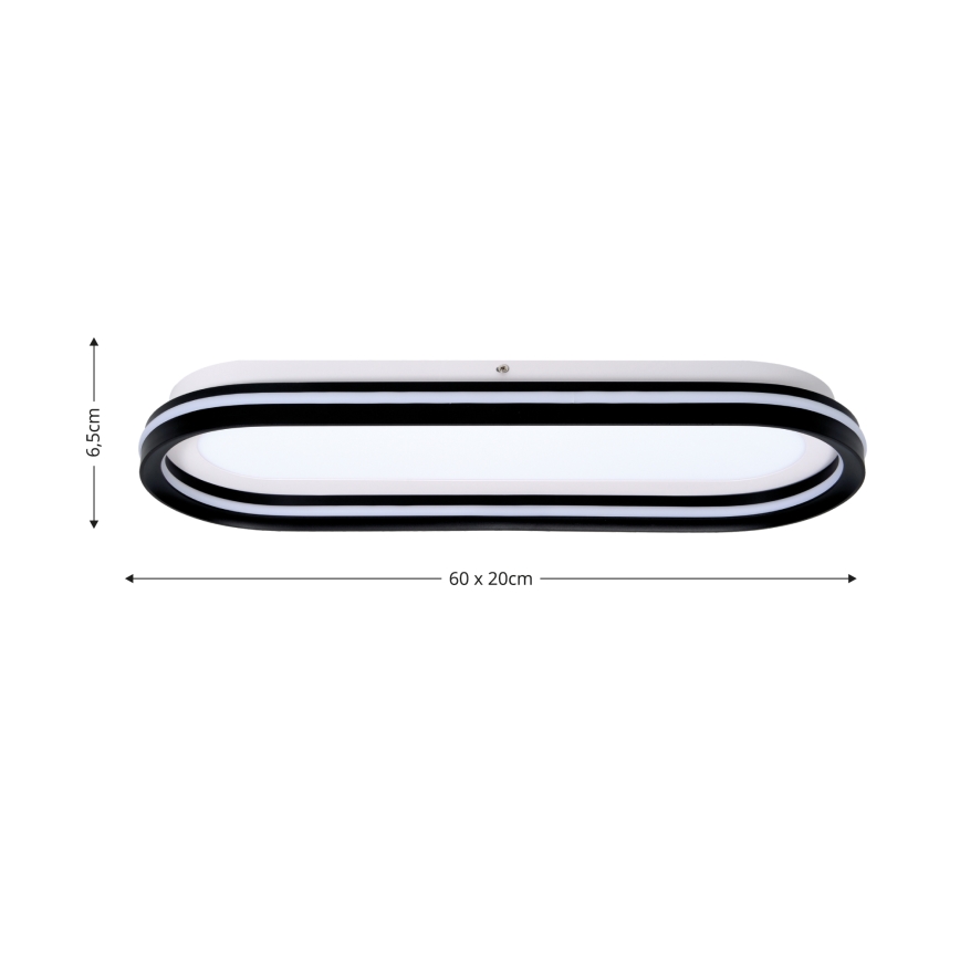 Brilagi - LED stmievateľné stropné svietidlo TRIVARO LED/85W/230V 3000-6000K 20x60 cm + diaľkové ovládanie