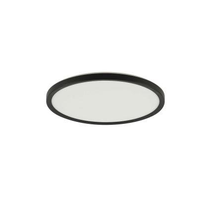 Brilagi - LED Stmievaťelné stropné svietidlo ULTRA SLIM LED/18W/230V 2700-6500K pr. 30 cm čierna + diaľkové ovládanie