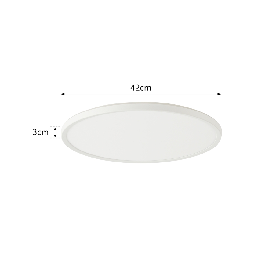 Brilagi - LED Stmievaťelné stropné svietidlo ULTRA SLIM LED/24W/230V 2700-6500K pr. 42 cm biela + diaľkové ovládanie