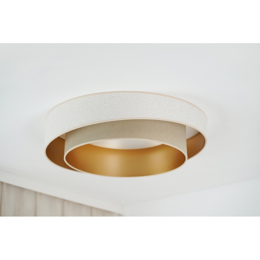 Brilagi - LED Stmievateľné stropné svietidlo VEGAS SHINE LED/24W/230V pr. 60 cm 3000/4000/6500K krémová/béžová + diaľkové ovládanie