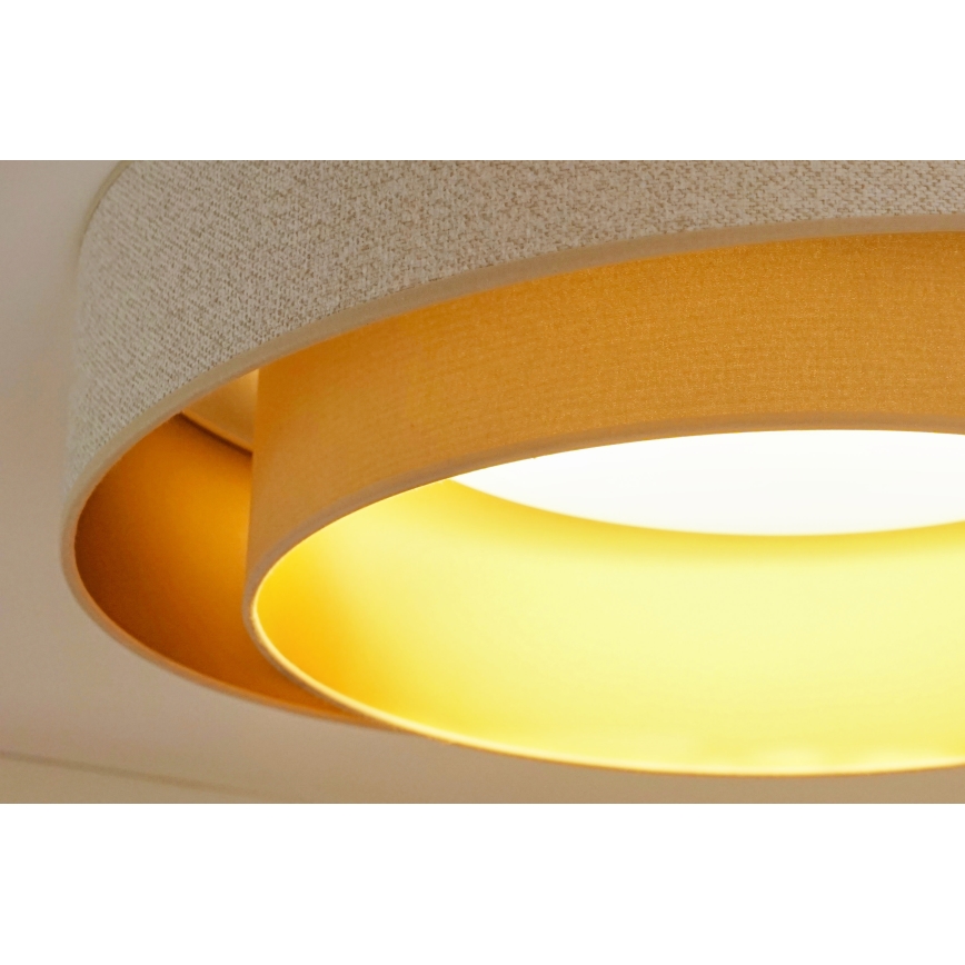 Brilagi - LED Stmievateľné stropné svietidlo VEGAS SHINE LED/24W/230V pr. 60 cm 3000/4000/6500K krémová/béžová + diaľkové ovládanie