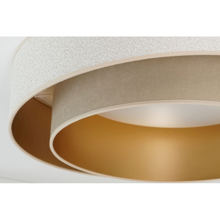 Brilagi - LED Stmievateľné stropné svietidlo VEGAS SHINE LED/24W/230V pr. 60 cm 3000/4000/6500K krémová/béžová + diaľkové ovládanie