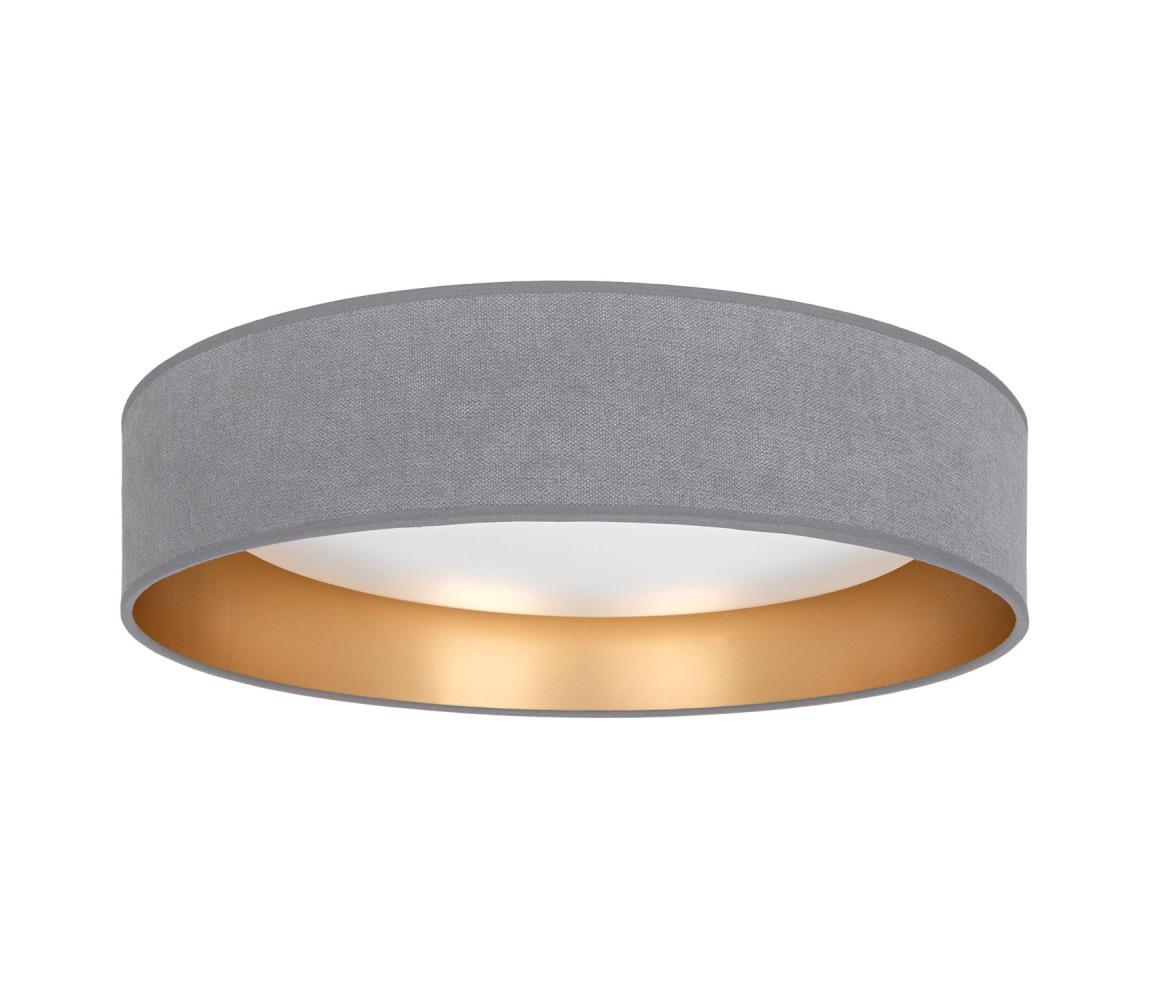 Brilagi-LED Stmievateľné svietidlo VEL. SM. ST. 24W/230V 3000-6000K pr. 45 cm sivá/zlatá WT+DO 8590828056119