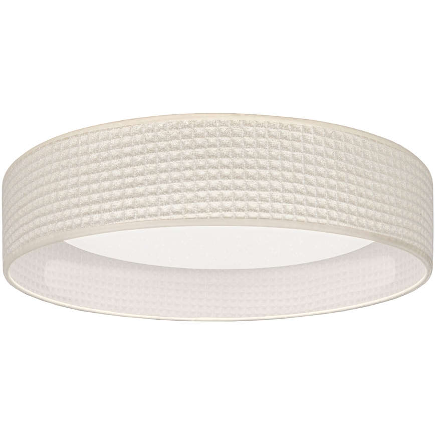Brilagi - LED stmievateľné stropné svietidlo VELVET SMARTIX STARS LED/36W/230V 3000-6000K priemer 55 cm krémové Wi-Fi Tuya Beacon + diaľkové ovládanie