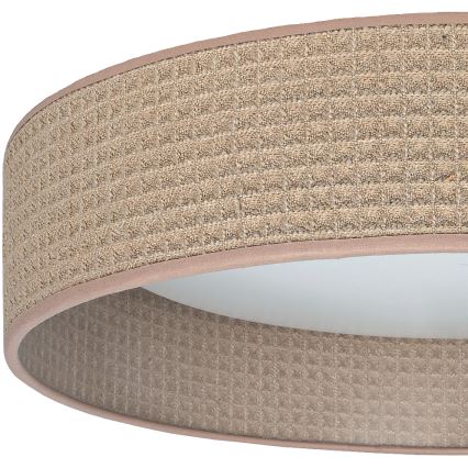 Brilagi - LED stmievateľné stropné svietidlo VELVET SMARTIX STARS LED/36W/230V 3000-6000K priemer 55 cm béžová Wi-Fi Tuya Beacon + diaľkové ovládanie