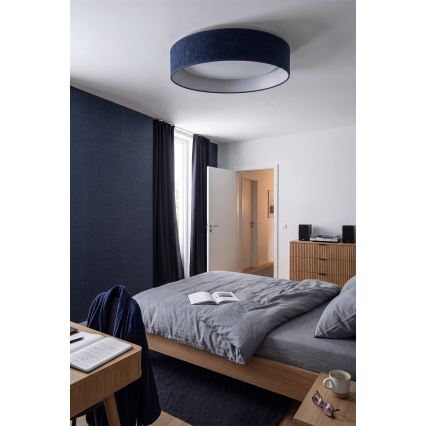 Brilagi - LED stmievateľné stropné svietidlo VELVET SMARTIX STARS LED/36W/230V 3000-6000K priemer 55 cm modré Wi-Fi Tuya Beacon + diaľkové ovládanie