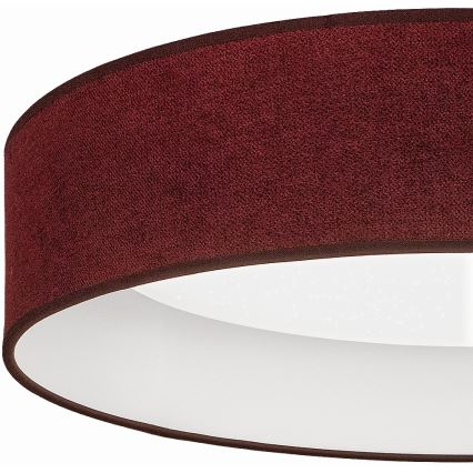 Brilagi - LED stmievateľné stropné svietidlo VELVET SMARTIX STARS LED/36W/230V 3000-6000K priemer 55 cm vínová Wi‑Fi Tuya Beacon + diaľkové ovládanie