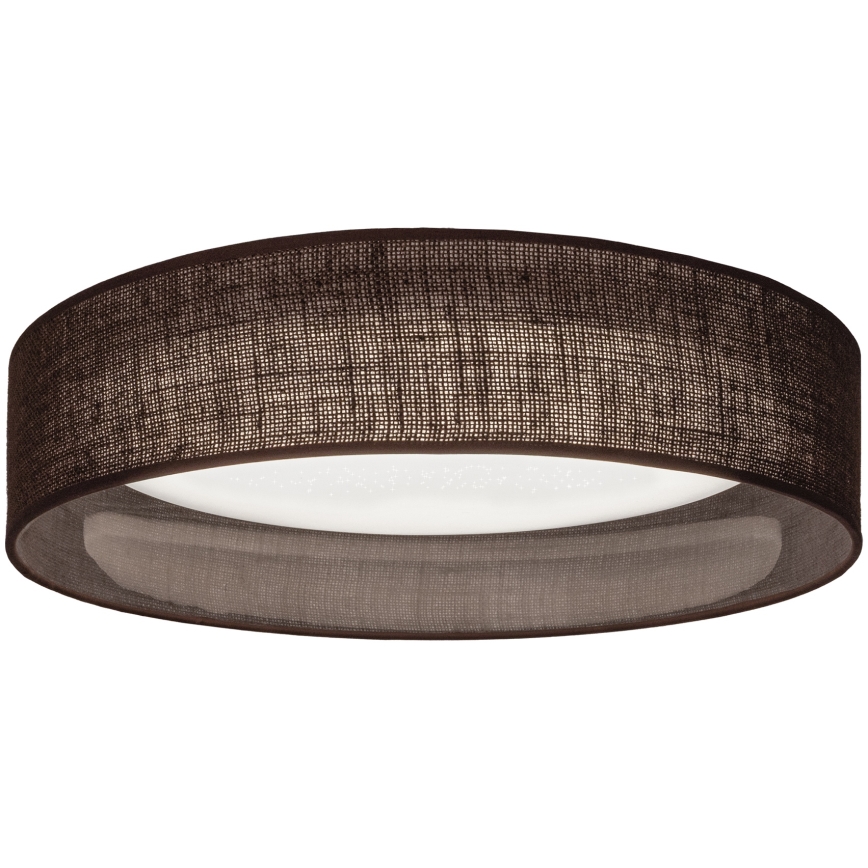 Brilagi - LED Stmievateľné stropné svietidlo VELVET SMARTIX STARS LED/24W/230V 3000-6000K pr. 45 cm hnedá Wi-Fi Tuya Beacon + diaľkové ovládanie