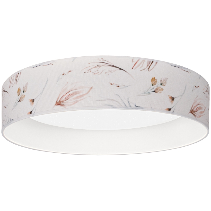 Brilagi - LED stmievateľné stropné svietidlo VELVET SMARTIX STARS LED/36W/230V 3000-6000K priemer 55 cm biela/kvetinový motív Wi-Fi Tuya Beacon + diaľkové ovládanie