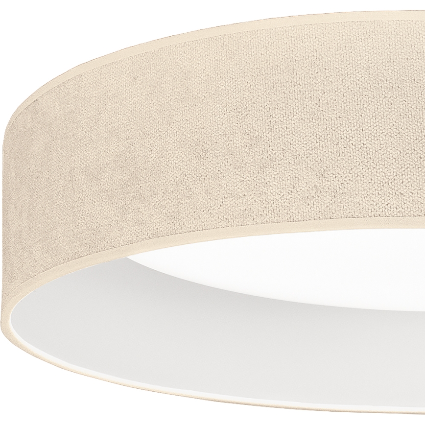 Brilagi - LED stmievateľné stropné svietidlo VELVET SMARTIX LED/24W/230V 3000-6000K pr. 45 cm krémová Wi-Fi Tuya Beacon + diaľkové ovládanie