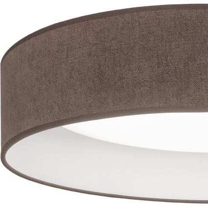 Brilagi - LED stmievateľné stropné svietidlo VELVET SMARTIX LED/24W/230V 3000-6000K pr. 45 cm hnedé Wi-Fi Tuya Beacon + diaľkové ovládanie