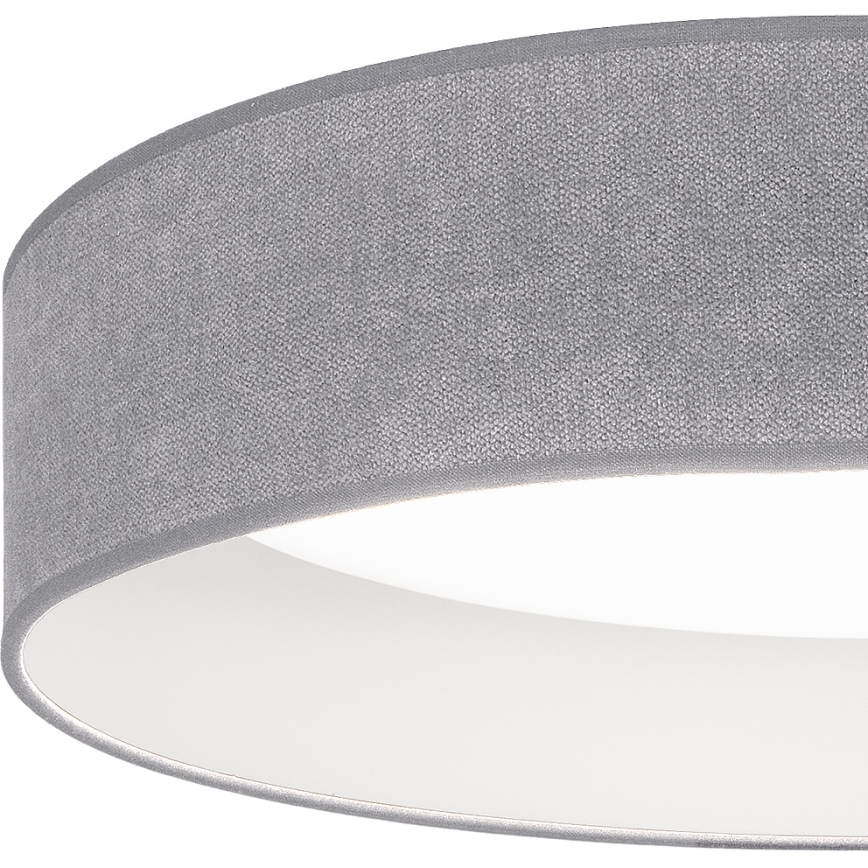 Brilagi - LED stmievateľné stropné svietidlo VELVET SMARTIX LED/24W/230V 3000-6000K priemer 45 cm sivé Wi-Fi Tuya Beacon + diaľkový ovládač