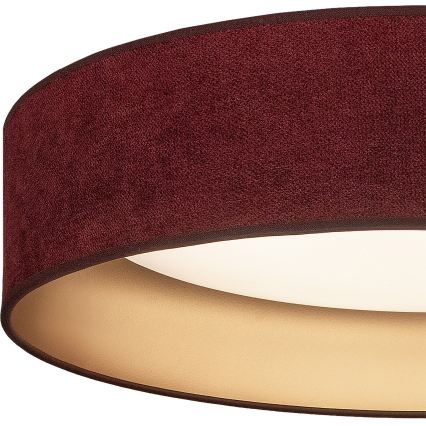 Brilagi - LED stmievateľné stropné svietidlo VELVET SMARTIX LED/36W/230V 3000-6000K pr. 55 cm vínová/zlatá Wi-Fi Tuya Beacon + diaľkové ovládanie