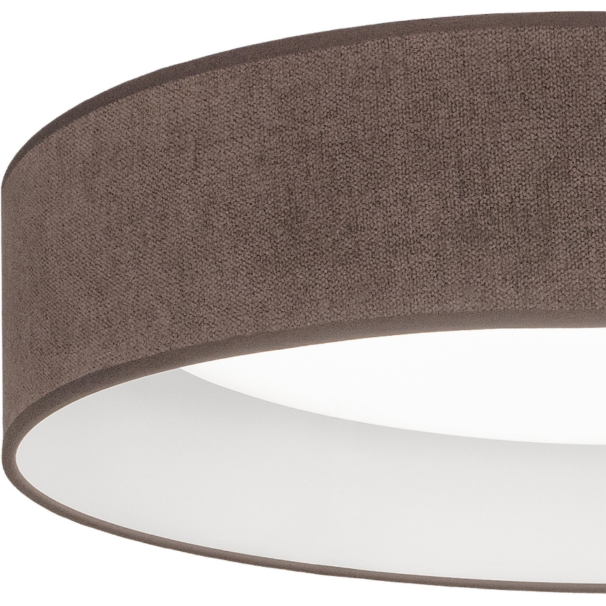 Brilagi - LED stmievateľné stropné svietidlo VELVET SMARTIX LED/36W/230V 3000-6000K priemer 55 cm hnedá Wi-Fi Tuya Beacon + diaľkové ovládanie