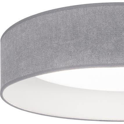 Brilagi - LED stmievateľné stropné svietidlo VELVET SMARTIX LED/36W/230V 3000-6000K pr. 55 cm sivá Wi-Fi Tuya Beacon + diaľkové ovládanie