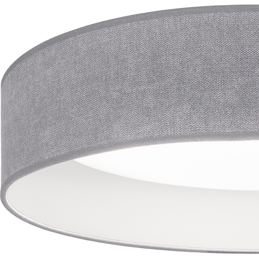 Brilagi - LED stmievateľné stropné svietidlo VELVET SMARTIX LED/36W/230V 3000-6000K pr. 55 cm sivá Wi-Fi Tuya Beacon + diaľkové ovládanie