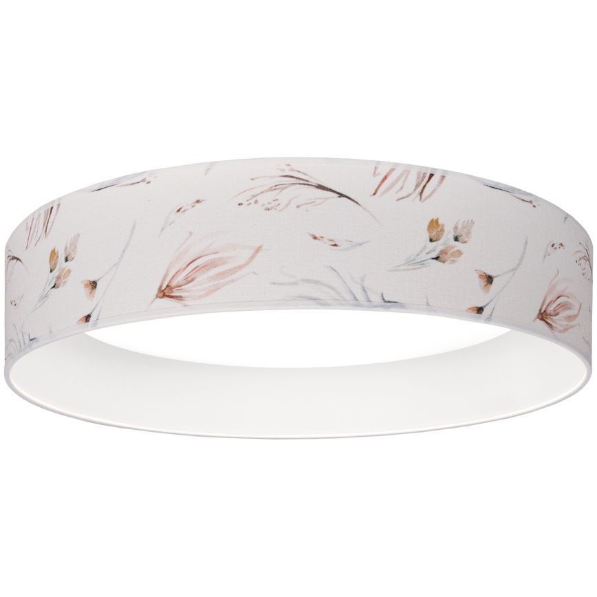 Brilagi - LED stmievateľné stropné svietidlo VELVET SMARTIX LED/36W/230V 3000–6000K pr. 55 cm biela/kvetinový vzor Wi-Fi Tuya Beacon + diaľkové ovládanie
