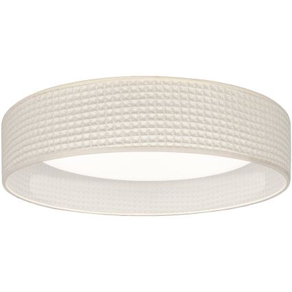 Brilagi - LED stmievateľné stropné svietidlo VELVET SMARTIX LED/36W/230V 3000-6000K priemer 55 cm krémová Wi-Fi Tuya Beacon + diaľkové ovládanie