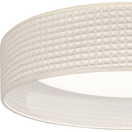 Brilagi - LED stmievateľné stropné svietidlo VELVET SMARTIX LED/36W/230V 3000-6000K priemer 55 cm krémová Wi-Fi Tuya Beacon + diaľkové ovládanie