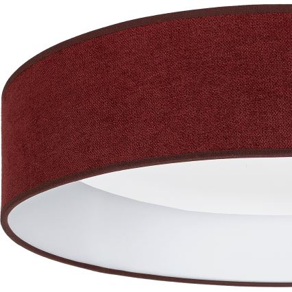Brilagi - LED Stmievateľné stropné svietidlo VELVET SMARTIX LED/36W/230V 3000-6000K pr. 55 cm bordová Wi-Fi Tuya Beacon + diaľkové ovládanie