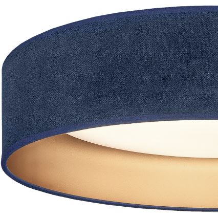 Brilagi - LED stmievateľné stropné svietidlo VELVET SMART VARI LED/24W/230V 3000-6500K pr. 45 cm modrá/zlatá + diaľkové ovládanie