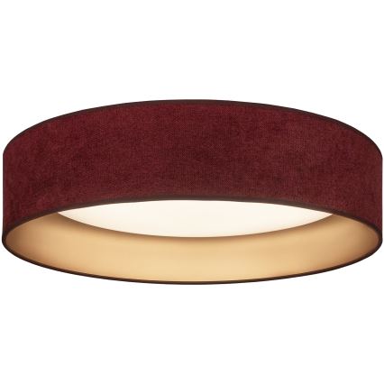 Brilagi - LED stmievateľné stropné svietidlo VELVET SMART VARI LED/24W/230V 3000-6500K priemer 45 cm bordová/zlatá + diaľkové ovládanie