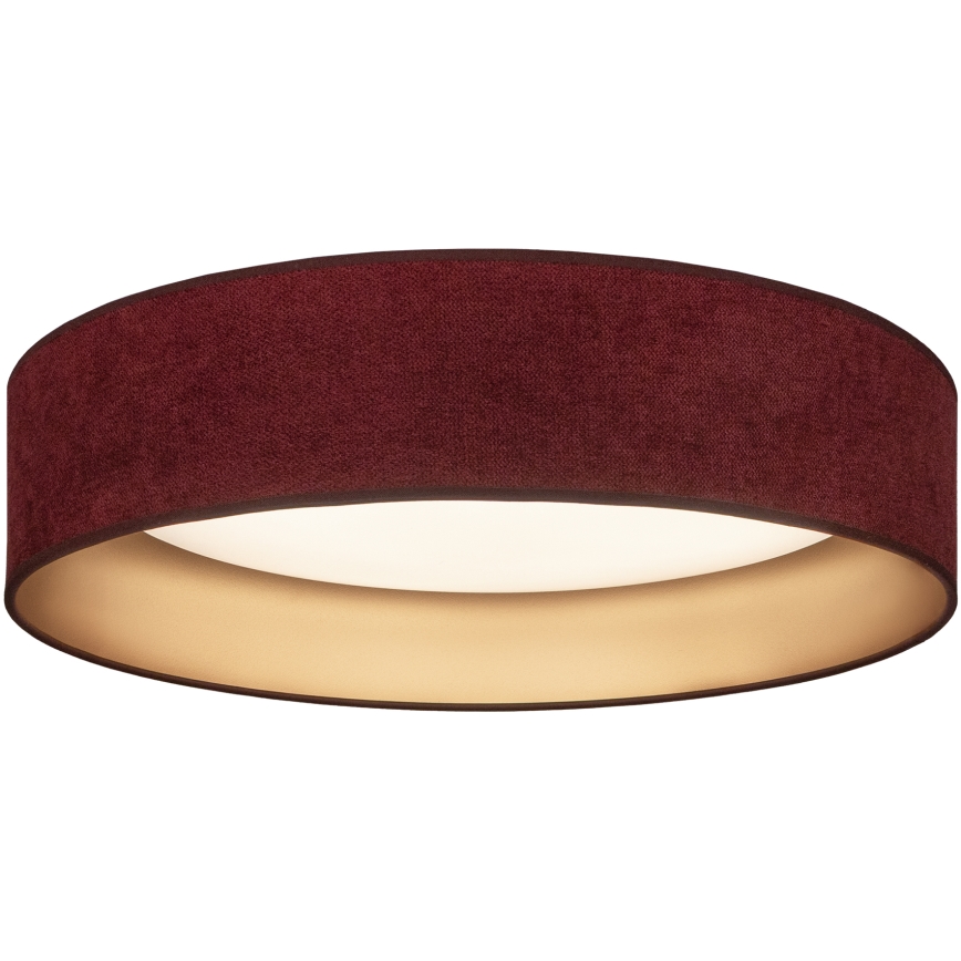 Brilagi - LED stmievateľné stropné svietidlo VELVET SMART VARI LED/24W/230V 3000-6500K priemer 45 cm bordová/zlatá + diaľkové ovládanie