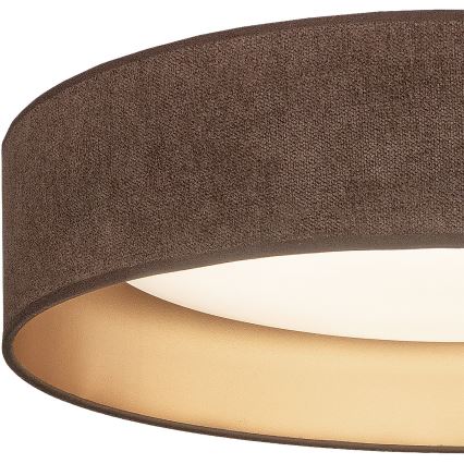 Brilagi - LED stmievateľné stropné svietidlo VELVET SMART VARI LED/36W/230V 3000-6500K pr. 55 cm hnedá/zlatá + diaľkové ovládanie