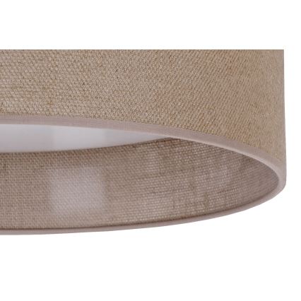 Brilagi - LED Stmievateľné stropné svietidlo VELVET SMART LED/36W/230V pr. 55 cm 2700-6500K Wi-Fi Tuya hnedá + diaľkové ovládanie