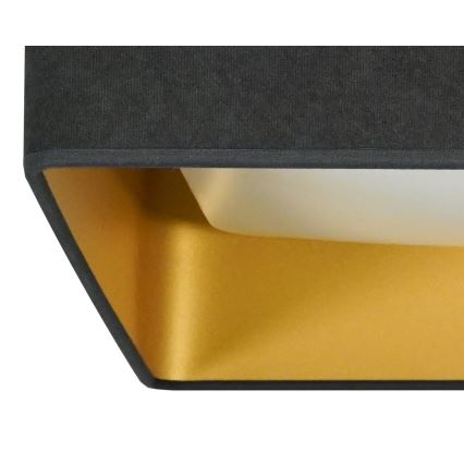 Brilagi - LED Stmievateľné stropné svietidlo VELVET SQUARE LED/24W/230V 3000/4000/6500K + diaľkové ovládanie šedá