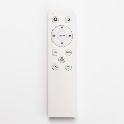 BRILAGI - LED stmievateľné stropné svietidlo VELVET TWIST LED/36W/230V 3000-6000K priemer 65 cm Wi-Fi Tuya Beacon biela + diaľkové ovládanie