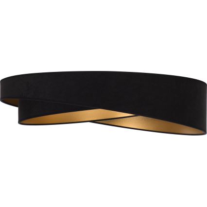 BRILAGI - LED stmievateľné stropné svietidlo VELVET TWIST LED/36W/230V 3000-6000K priemer 65 cm Wi-Fi Tuya Beacon čierna/zlatá + diaľkové ovládanie