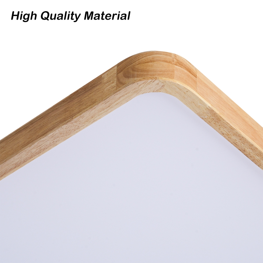 BRILAGI - LED stmievateľné stropné svietidlo WOODLINE SQUARE LED/80W/230V 3000-6000K dub 60x60 cm + diaľkové ovládanie