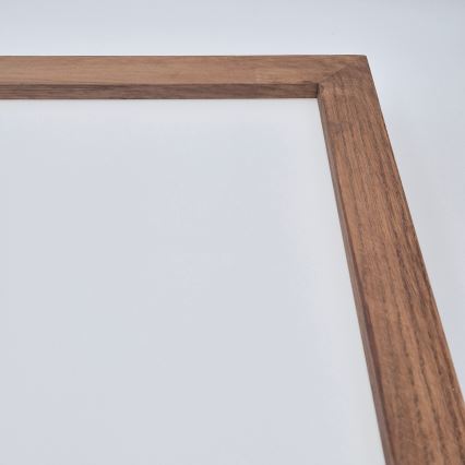 Brilagi - LED Stmievateľné kúpeľňové stropné svietidlo WOODY FRAME LED/50W/230V dub čerešňa 60x60 cm 3000-6000K IP44 + diaľkové ovládanie